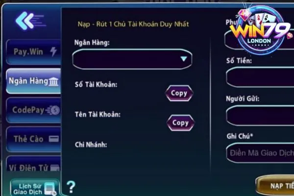 Hướng dẫn nạp tiền chi tiết cho tân binh