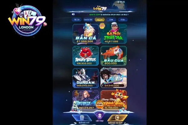Người chơi may mắn trúng Jackpot tại WIN79